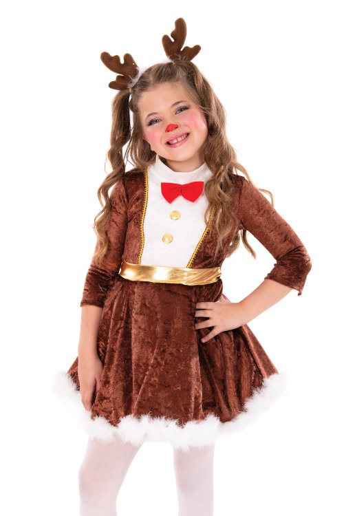 Χριστουγεννιάτικη Στολή Ταρανδάκι Κορίτσι