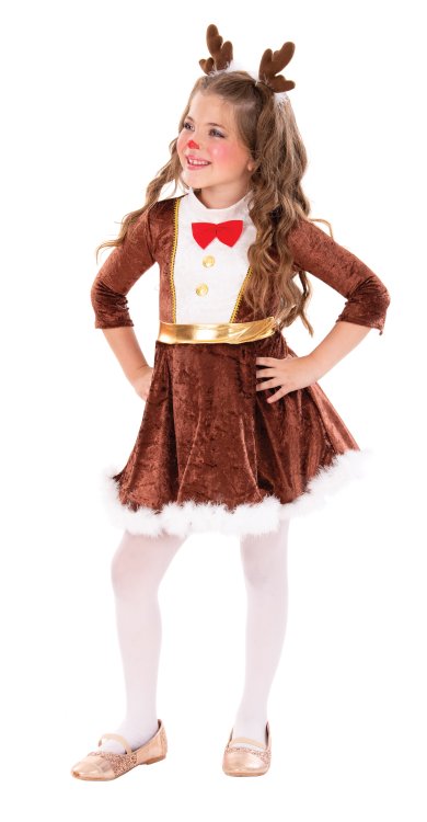 Χριστουγεννιάτικη Στολή Ταρανδάκι Κορίτσι