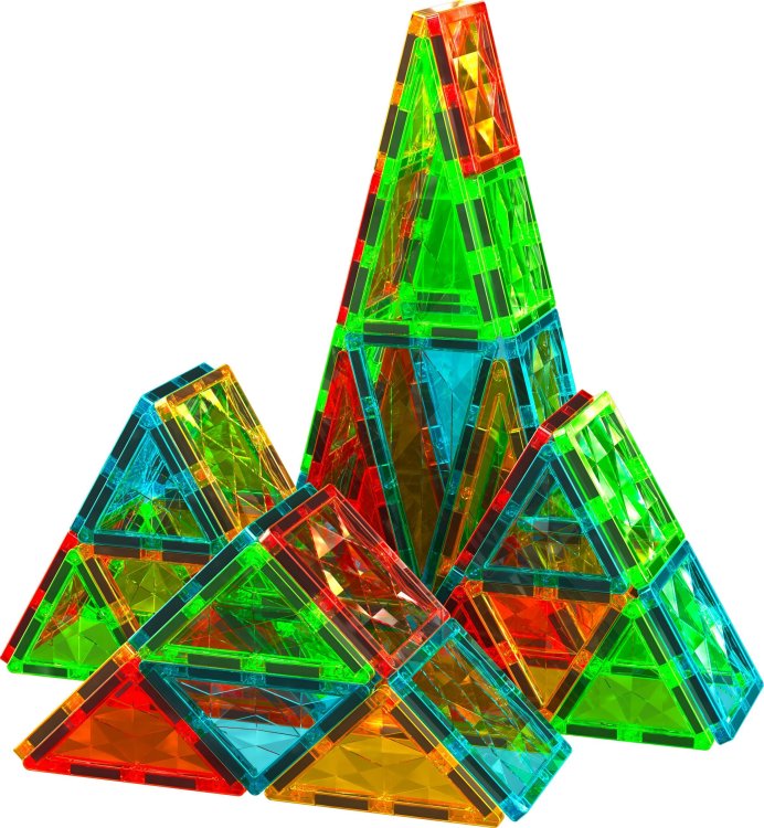 Geomag - Magnetic Tiles Gems 60pcs