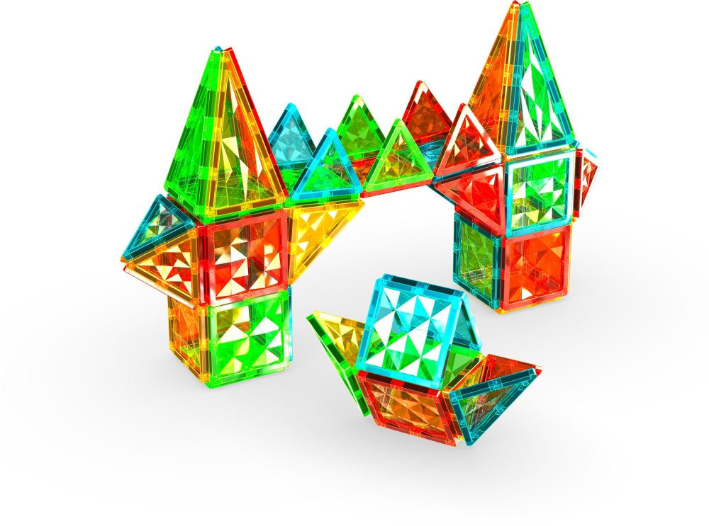 Geomag - Magnetic Tiles Gems 60pcs