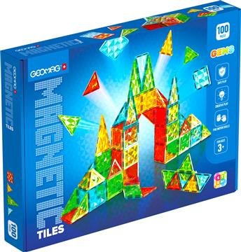 Geomag - Magnetic Tiles Gems 100pcs