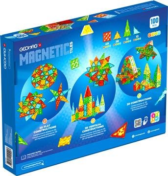 Geomag - Magnetic Tiles Gems 100pcs
