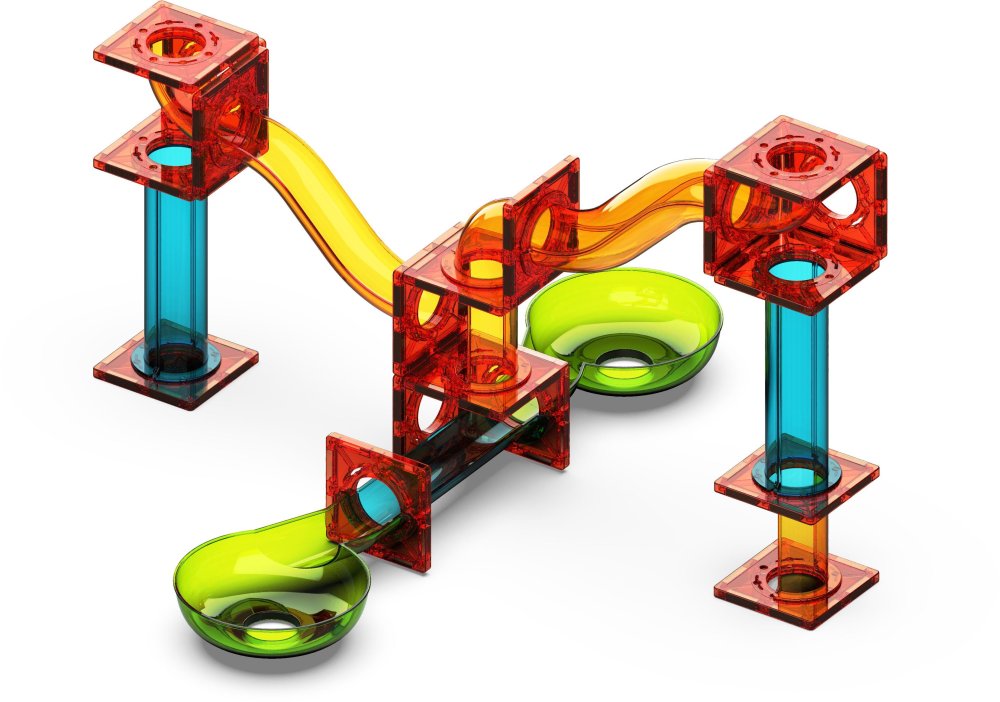 Geomag - Magnetic Tiles Marble Fun 45pcs