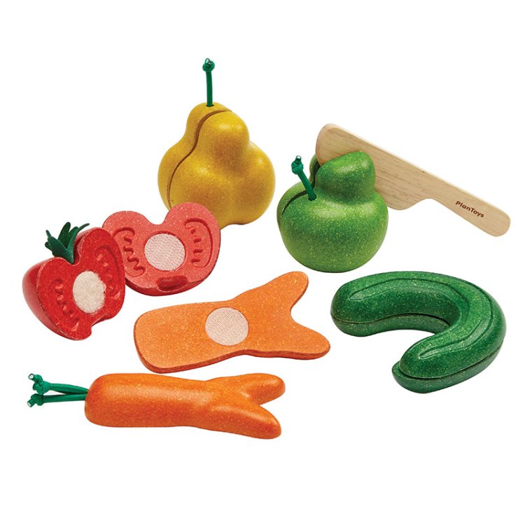 Σετ φρούτα & λαχανικά (με ατελές σχήμα)