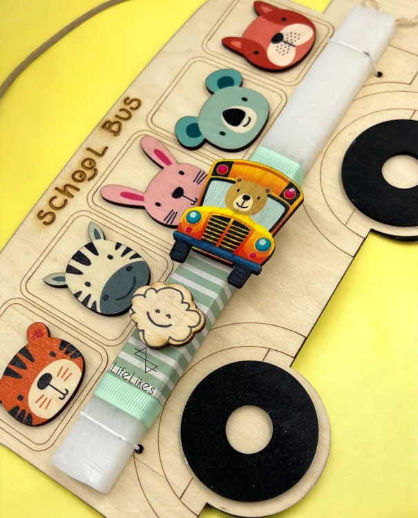 Λαμπάδα Ζωάκια σε Σχολικό