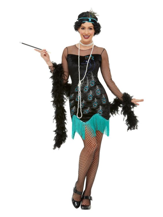 Αποκριάτικη Στολή 20s Peacock Flapper