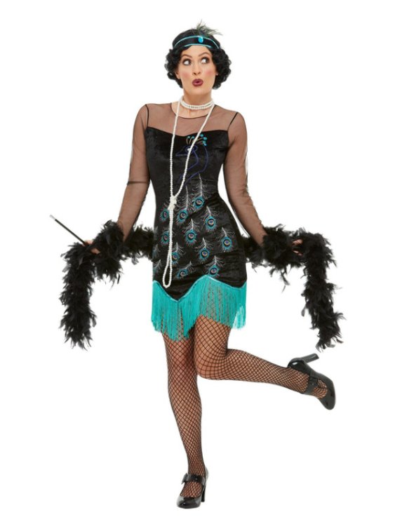 Αποκριάτικη Στολή 20s Peacock Flapper