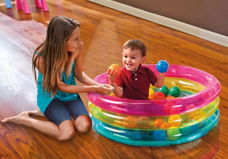 Intex Πισίνα 3-Ring Baby Ball Pit