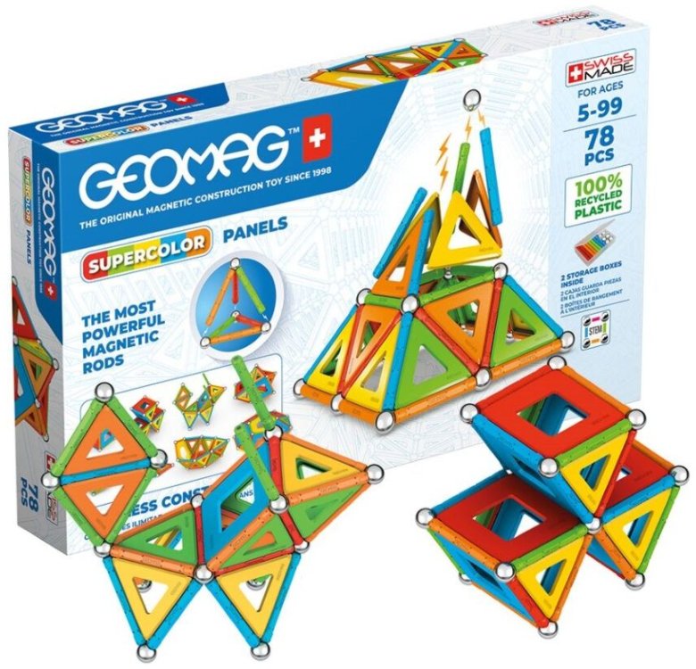 Geomag - Σετ Supercolor Panels 78pcs