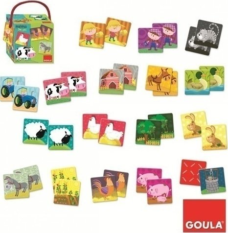 Goula - Επιτραπέζιο Παιχνίδι Memory Φάρμα