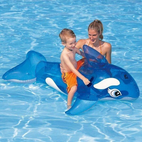 Intex Φουσκωτό Lil Whale Ride On - Φουσκωτή Μικρή Φαλαινίτσα