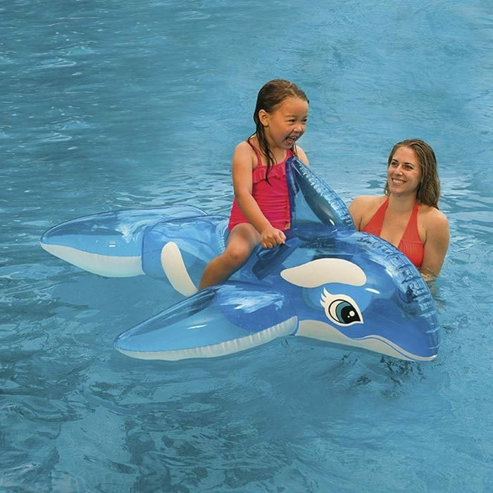 Intex Φουσκωτό Lil Whale Ride On - Φουσκωτή Μικρή Φαλαινίτσα