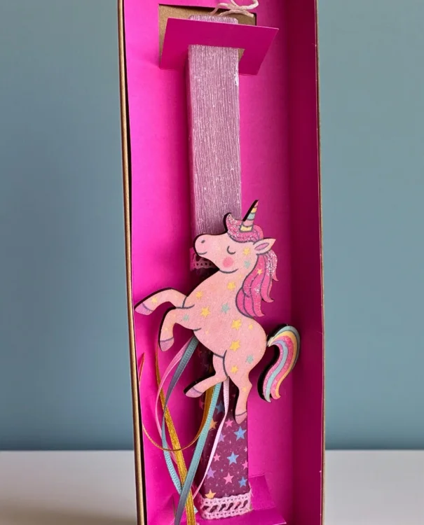 Λαμπάδα Μονόκερος Starlight σε Κουτί