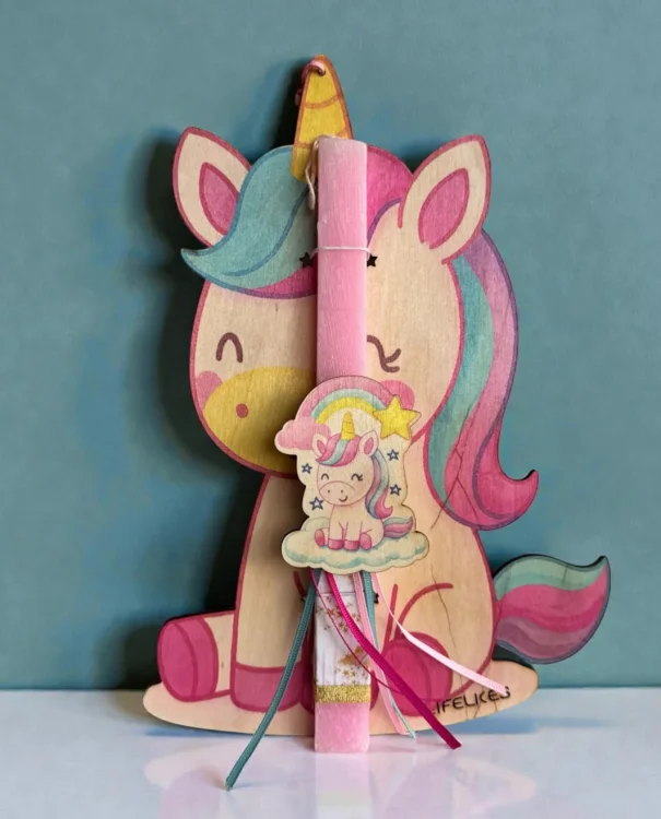 Λαμπάδα Κάδρο Baby Unicorn