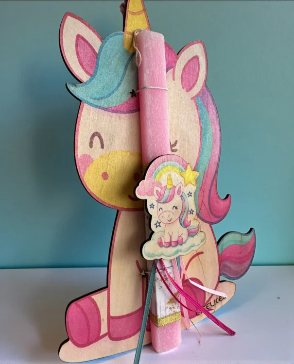 Λαμπάδα Κάδρο Baby Unicorn