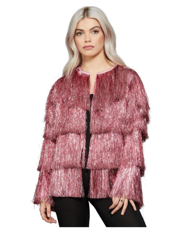 Αποκριάτικη Στολή Tinser Festival Jacket Pink