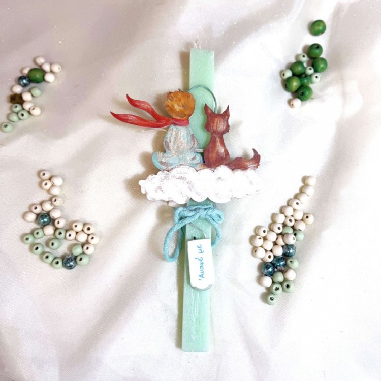 Λαμπάδα Μικρός Πρίγκιπας & Αλεπού Φωτιζόμενη