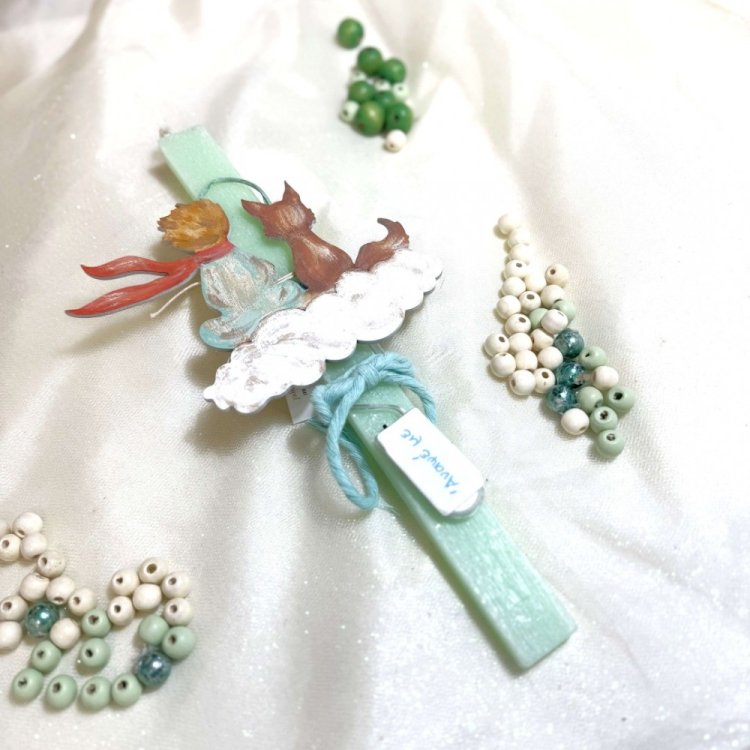 Λαμπάδα Μικρός Πρίγκιπας & Αλεπού Φωτιζόμενη