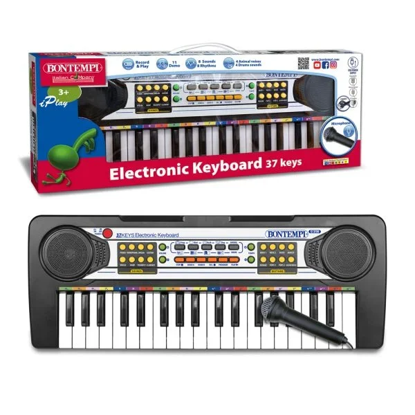 Bontempi - Συνθεσάϊζερ Με 37 Πλήκτρα & Μικρόφωνο