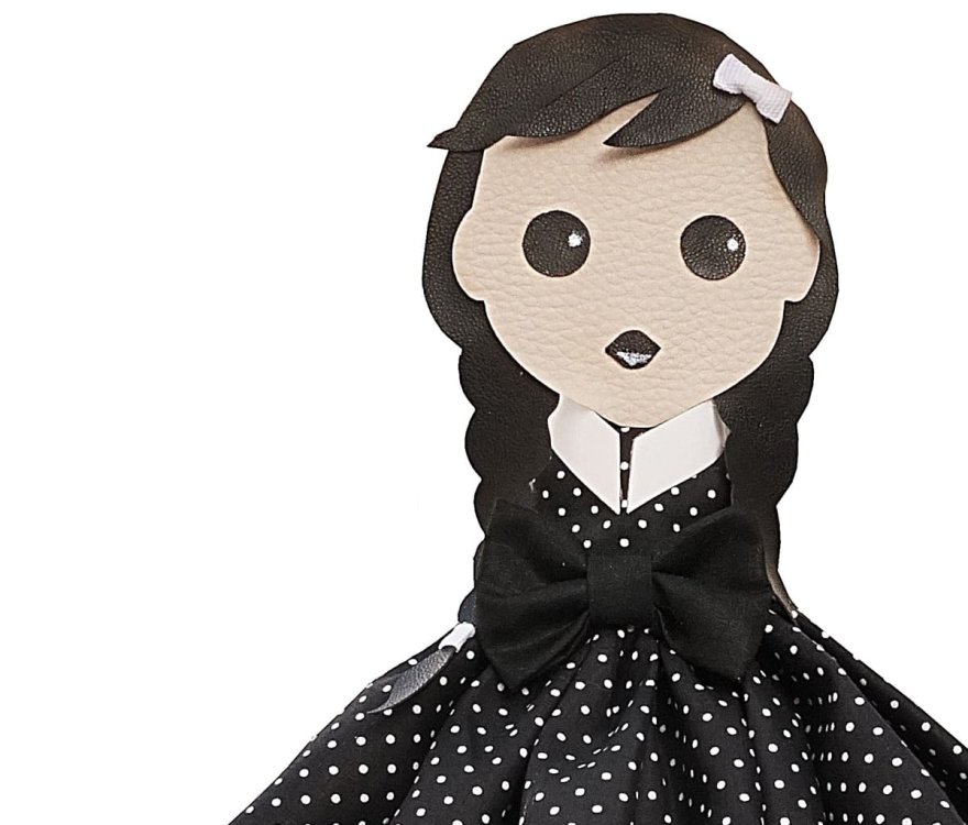 Λαμπάδα Gothic Girl Με Πουά Φόρεμα