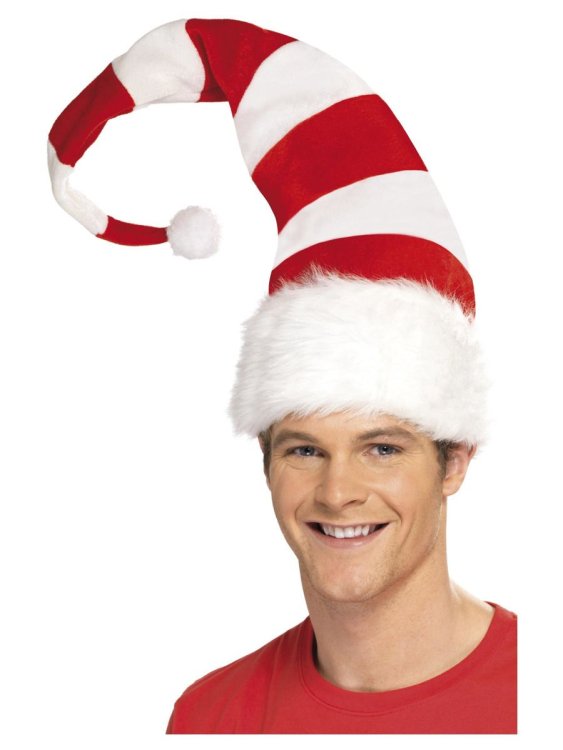 Χριστουγεννιάτικο Αξεσουάρ Striped Santa Hat