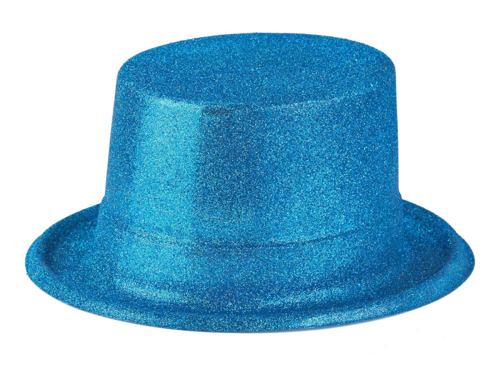 Αποκριάτικο Αξεσουάρ Καπέλο Ημίψηλο με γκλίτερ (6 Χρώματα)