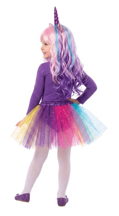 Αποκριάτικο Αξεσουάρ Φούστα Tutu Glitter Πολύχρωμη