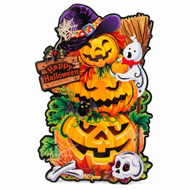 Αποκριάτικο Αξεσουάρ Διακοσμητικά Τοίχου Halloween 3D