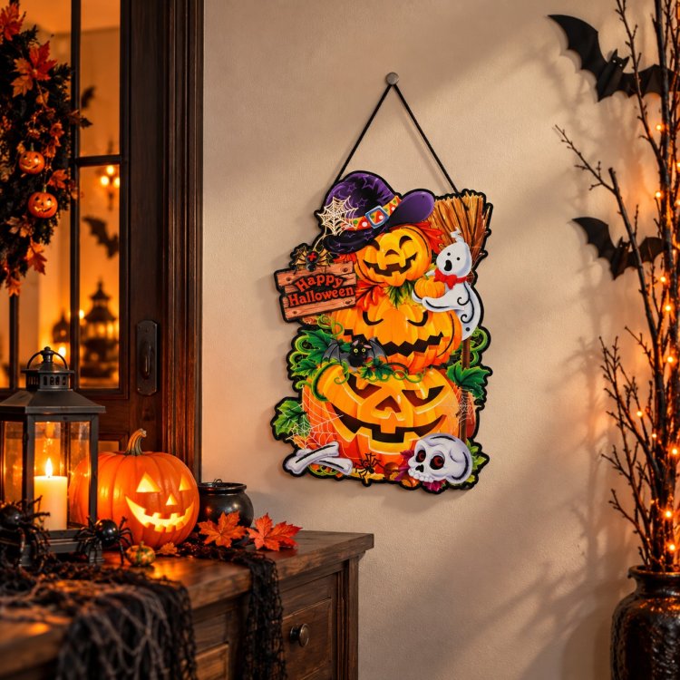 Αποκριάτικο Αξεσουάρ Διακοσμητικά Τοίχου Halloween 3D
