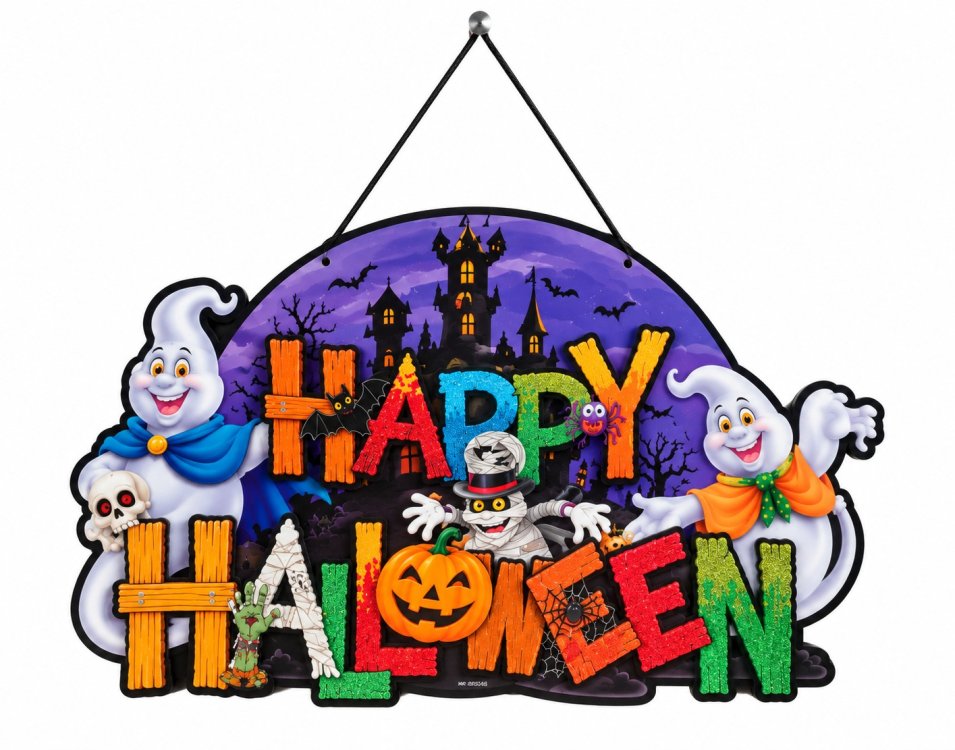 Αποκριάτικο Αξεσουάρ Διακοσμητικά Τοίχου Halloween 3D
