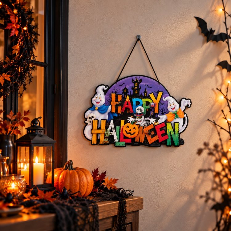 Αποκριάτικο Αξεσουάρ Διακοσμητικά Τοίχου Halloween 3D