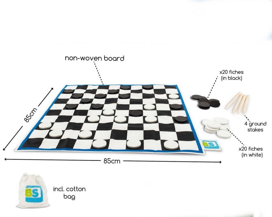 Bs Toys – Γιγάντια Ντάμα (Draughts)