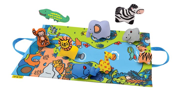 K’s Kids - Χαλάκι Ζούγκλα με 9 ζώα