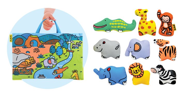 K’s Kids - Χαλάκι Ζούγκλα με 9 ζώα