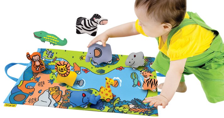 K’s Kids - Χαλάκι Ζούγκλα με 9 ζώα