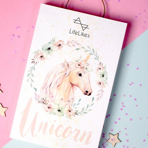 Λαμπάδα Unicorn ζωγραφιστό