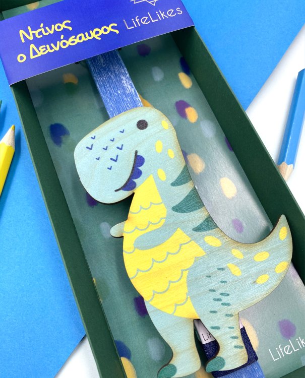 Λαμπάδα "Ντίνος ο Δεινόσαυρος" σε κουτί