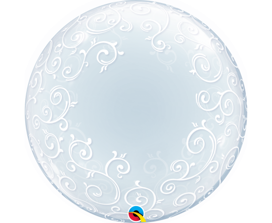 Μπαλόνι 24 Deco Bubble Fancy Filigree