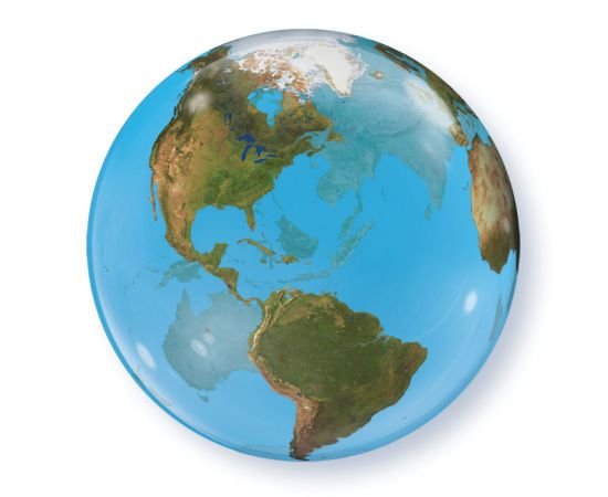Bubble μονό Planet Earth - πλανήτης - διάστημα