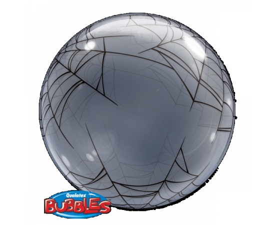 Deco Bubble 24" Spider Web - A- Round - Ιστός Αράχνης