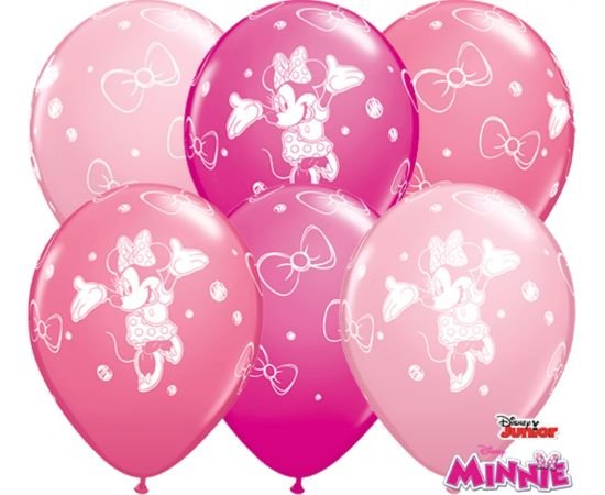 Μπαλόνι  Λατεξ 11" Minnie Mouse /25τεμ