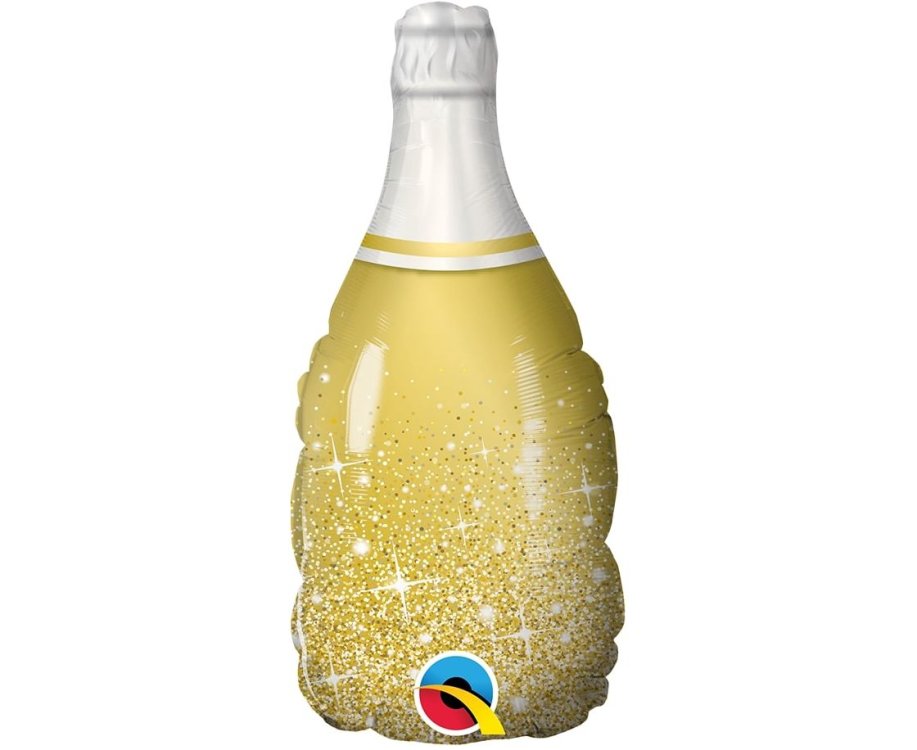 Μπαλόνι Φοιλ Μίνι Gold Bubbly Wine Bottle / 14"