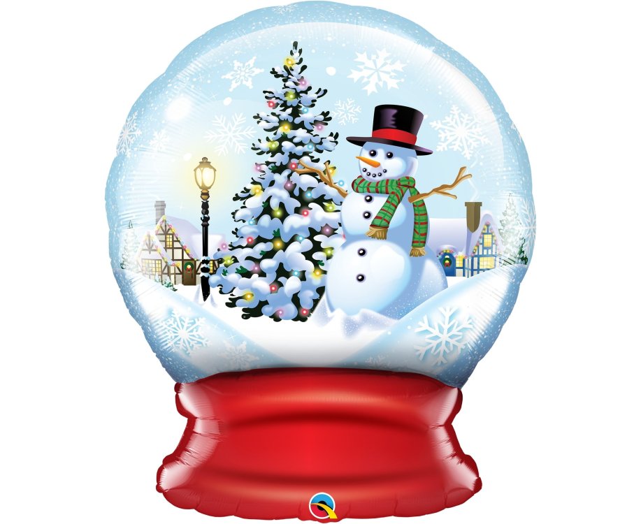 Μπαλόνι φοιλ Σχήμα 36" Snow Globe / 92 εκ