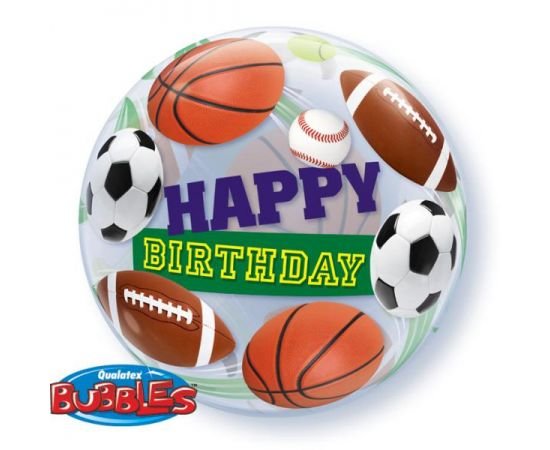 Bubble μονό Birthday Sport Balls