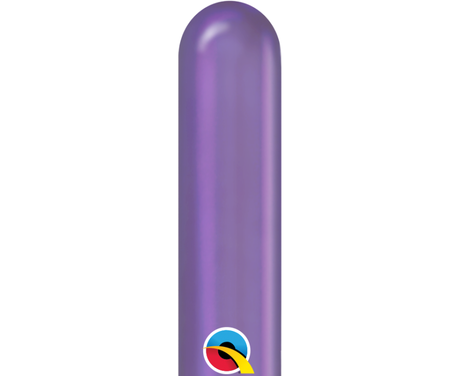 Μπαλόνια Κατασκευής 260 Q Purple Chrome /100 τεμ