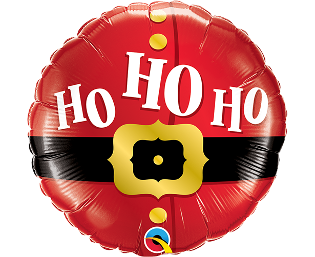 Μπαλόνι Φοιλ 9" Ho Ho Ho Santa's Belt 23 εκ