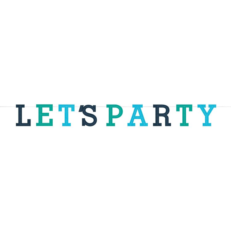 Γιρλάντα Γράμματα τσόχινη Lets Party 167Εκ