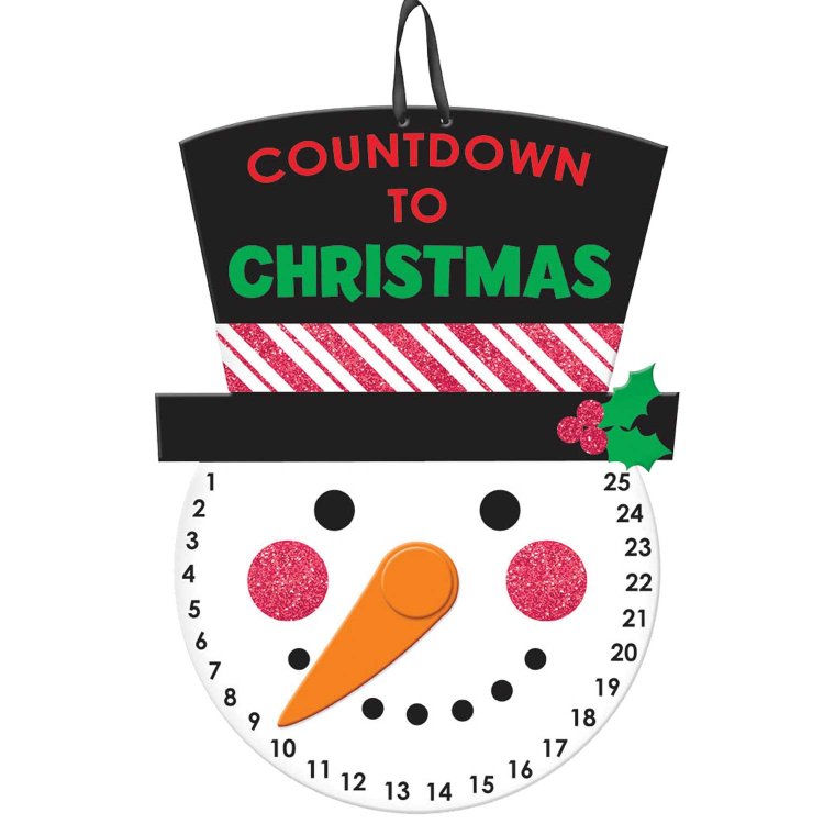 Ταμπέλα Countdown To Christmas 40 x 25 εκ