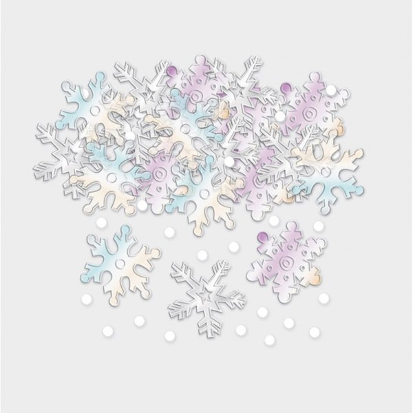 Κομφετί Snowflakes Iridescent 14 g - Χιονονιφάδες - Confetti