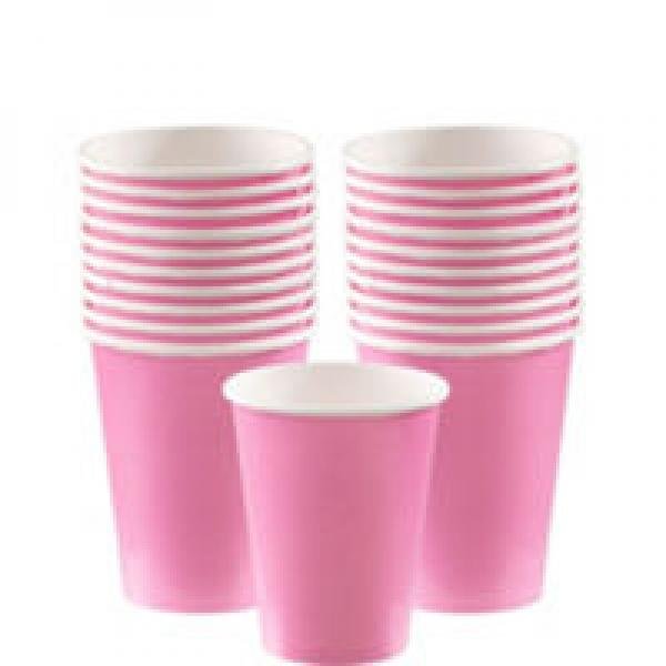 Ποτήρια Χάρτινα 250ml New Pink /8 τεμ - Ροζ